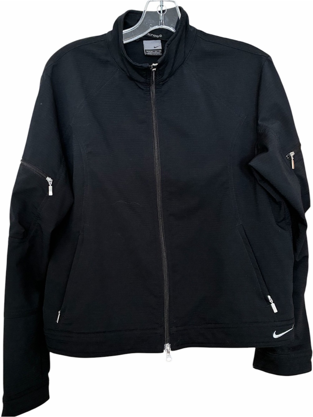 Nike Black Women’s Full-Zip Bomber Jacket Sz large